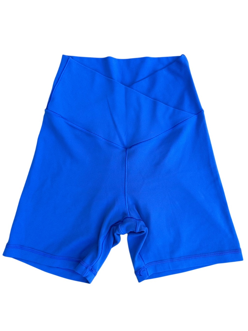 OFFLINE by Aerie Real Me Bike Shorts Small Royal Blue High Rise 5” Inseam